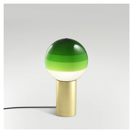 MARSET Dipping Light S stolová lampa zelená/mosadz