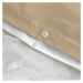 Čiern-obiela/hnedá bavlnená obliečka na perinu na jednolôžko 140x200 cm Blush sand – Blanc