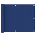 Balkónová zástena modrá 75 × 300 cm oxfordská látka 135008