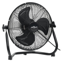 vidaXL Podlahový ventilátor, 3 rýchlosti 60 cm 115,2 W, čierny