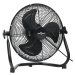 vidaXL Podlahový ventilátor, 3 rýchlosti 60 cm 115,2 W, čierny