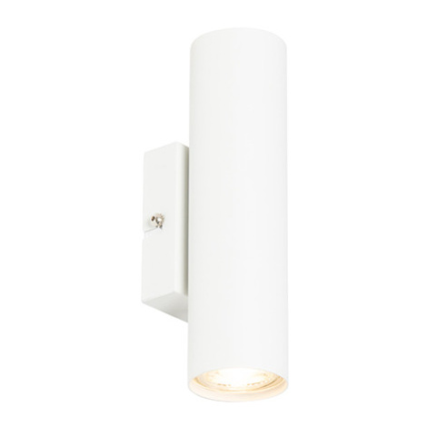 Moderné nástenné svietidlo biele 2 -svetlé - Jeana QAZQA