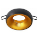 Ozdobný rám DORADO R na žiarovku, okrúhly, GU10 max 50W, čierno-zlatý (ORNO)