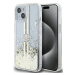 Kryt Guess GUHCP15SLFCSEGT iPhone 15 6.1" transparent hardcase Liquid Glitter Gold Stripes (GUHC