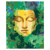 Diamantové maľovanie - BUDDHA A PRÍRODA Rámovanie: vypnuté plátno na rám, Rozmer: 40x50 cm