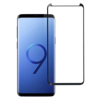 Tempered Glass Blue Star - SAM Galaxy S9+ Full Face (full glue/small size) - black Tempered Glas