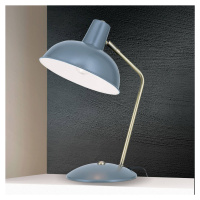 Vintage vzhľad – stolná lampa Fedra sivá