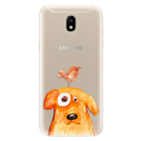 Odolné silikónové puzdro iSaprio - Dog And Bird - Samsung Galaxy J5 2017