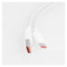 Kábel Xiaomi 6A, USB-A na USB-C, podpora 67W, 1m, biely (Bulk)