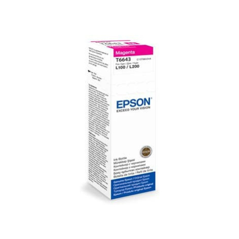 Epson T66434A C13T66434A purpurová (magenta) originálna cartridge