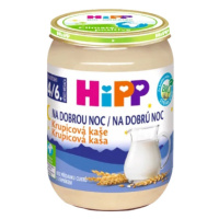 HiPP Na dobrú noc krupicová kaša BIO 190 g