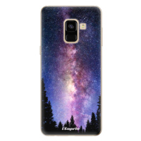 Odolné silikónové puzdro iSaprio - Milky Way 11 - Samsung Galaxy A8 2018