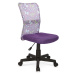 HALMAR Dingo detská stolička na kolieskach fialová