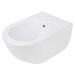 Deante Peonia, závesný bidet 51x36 cm Rimfree, biela, CDE_6BPW