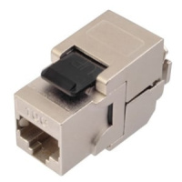 Keystone samozarezávací RJ45 CAT6A STP RJ45 SXKJ-10G-STP-BK-NA (SOLARIX)