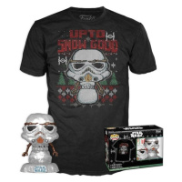 Funko POP! & Tee Box: Star Wars - Holiday Stormtrooper (MT) M