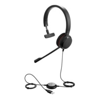 Jabra náhlavná súprava Evolve 20 UC, USB, NC, mono, MS