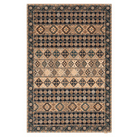 Hnedý vlnený koberec 133x190 cm Astrid – Agnella