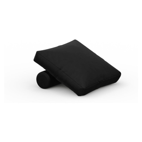 Čierny zamatový vankúš k modulárnej pohovke Rome Velvet - Cosmopolitan Design