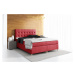 Expedo Čalúnená posteľ boxspring GLORIA + topper, 200x200, jasmine 81