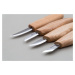 BeaverCraft Wood Carving Set S07 Basic Set 4 nože