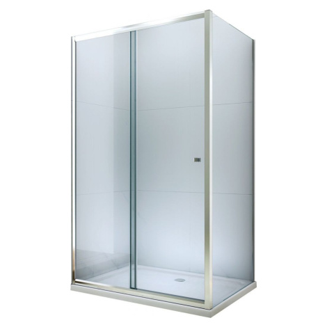 MEXEN/S - APIA sprchovací kút 90x90 cm, transparent, chróm 840-090-090-01-00