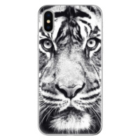 Odolné silikónové puzdro iSaprio - Tiger Face - iPhone X