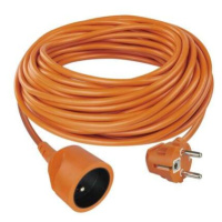 EMOS Predlžovací kábel 30 m / 1 zásuvka / oranžový / PVC / 230 V / 1,5 mm2, 1901013000