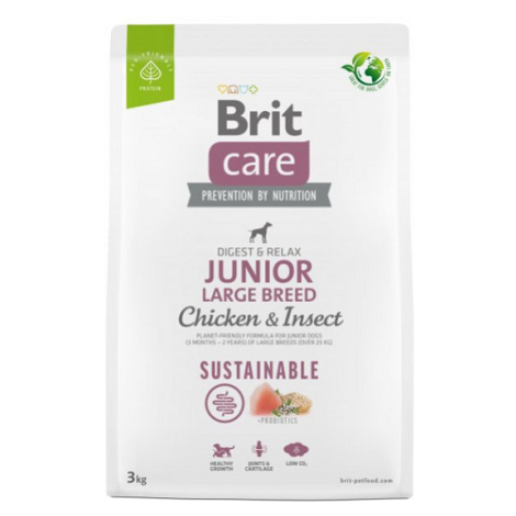 Brit Care dog Sustainable Junior Large Breed 3kg