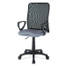 Kancelárska stolička na kolieskach PIX — čierna / sivá