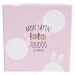 Plyšový zajačik Lapin Bonbon Doudou et Compagnie ružový 20 cm v darčekovom balení od 0 mes