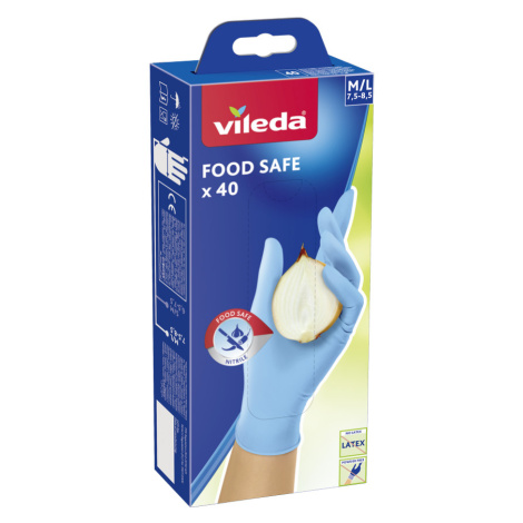 Vileda Food Safe rukavice M/L 40 ks
