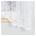 Biela žakarová záclona KAROLINA 350x170 cm