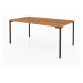 Jedálenský stôl z dubového dreva 90x200 cm Abies - The Beds
