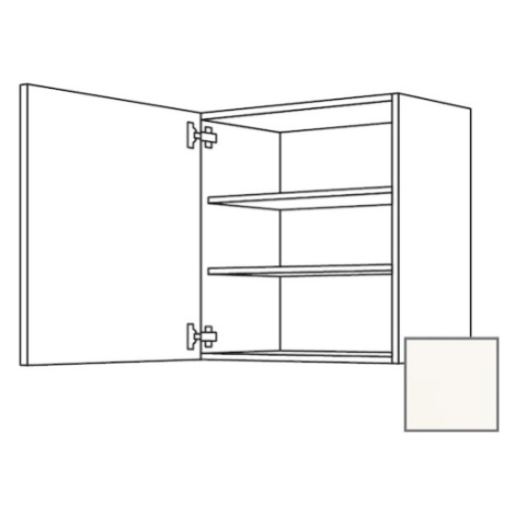 Kuchynská skrinka horní Naturel Erika24 s dvierkami 60x72x35 cm bílá lesk 450.W601.L