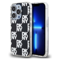 DKNY PC/TPU Checkered Pattern Zadný Kryt pre iPhone 15 Pro Black