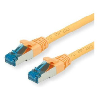Patch kábel Cat6A, S-FTP (PiMF), LSOH, 2m, žltý