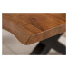 LuxD Dizajnový konferenčný stolík Massive X, 110 cm, akácia Honey