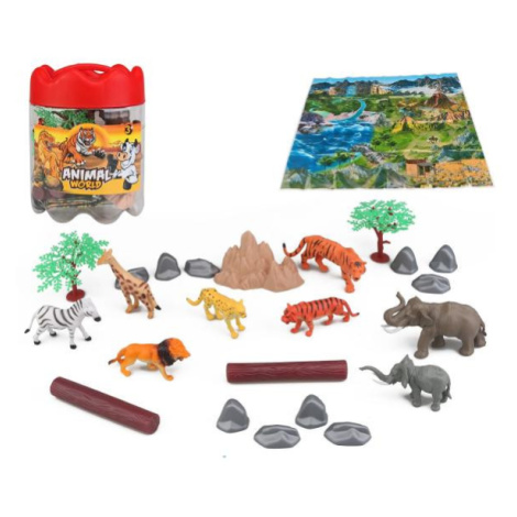 Zvieratá safari set 21ks MAC TOYS