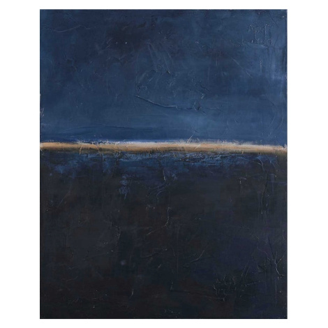 Ručne maľovaný obraz 78x98 cm Edge Blue – Malerifabrikken