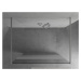 MEXEN/S - Kioto Sprchová zástena WALK-IN voľne stojaca 140 x 200, transparent/dekor 8 mm, chróm 