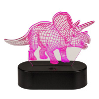 OOTB Lampička 3D dinosaurus Triceratops