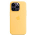 Apple silikónový kryt s MagSafe na iPhone 14 Pro Max slnečno žltá