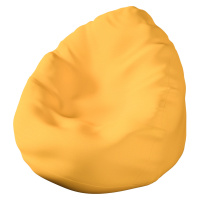 Dekoria Sedací vak + výplň, žltá, Ø60 x 105 cm, Loneta, 133-40