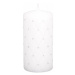 Dekoratívna sviečka Florencia biela, 14 cm