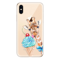 Odolné silikónové puzdro iSaprio - Love Ice-Cream - iPhone XS