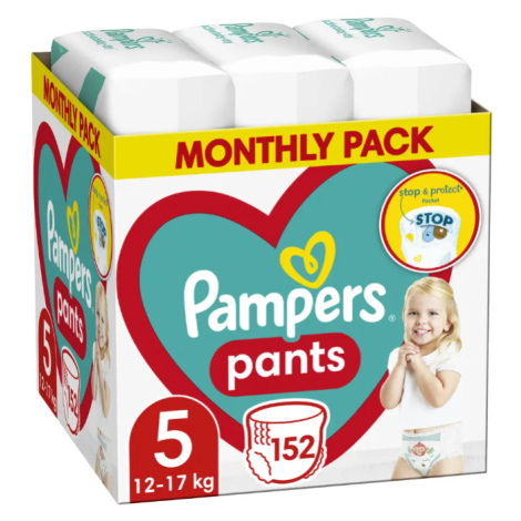 PAMPERS Pants S5, 12 - 17 kg, 152 ks