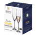 Crystal Bohemia Poháre na sekt COLIBRI 220 ml, 6 ks