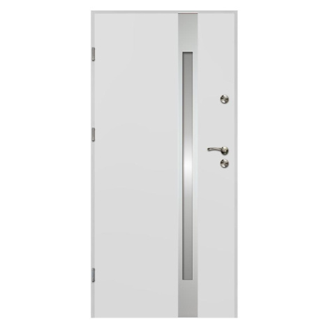 Dvere vchodové Tyfon 90L biela MERKURY MARKET