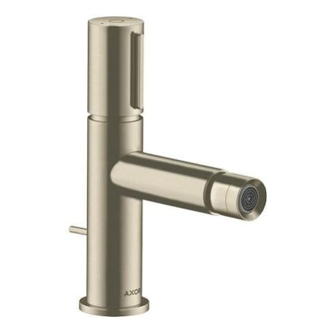 Bidetová batéria Hansgrohe Axor Uno s výpusťou kartáčovaný nikel 45210820